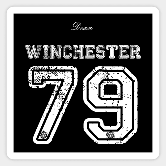 Dean Winchester Sticker by Silentrebel